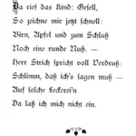 Tysk i gotisk skrift vector illustrasjon